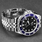 Revue Thommen Black Dial Steel 'Diver' Automatic Men's Watch