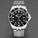 Revue Thommen Men's Diver Black Stainless Steel Automatic Watch
