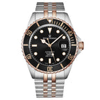 Revue Thommen Men's Diver Black Two-Tone Stainless Steel Automatic Watch