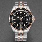 Revue Thommen Men's Diver 42mm Black Two-Tone Automatic Watch