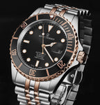 Revue Thommen Men's Diver 42mm Black Two-Tone Automatic Watch