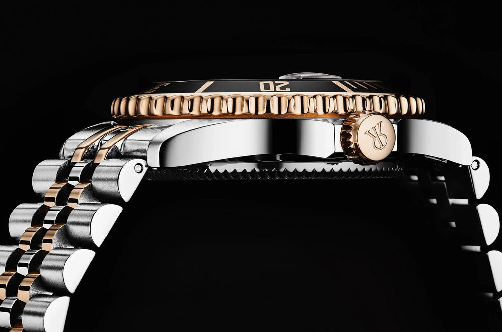 Revue Thommen Men's Diver 42mm Black Two-Tone Automatic Watch