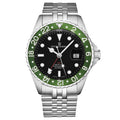 Revue Thommen Diver Black Dial GMT 42mm Automatic Men's Watch