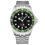 Revue Thommen Diver Black Dial GMT 42mm Automatic Men's Watch