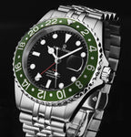 Revue Thommen Diver GMT Men’s Black Green Automatic Watch