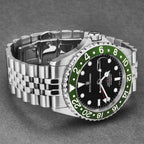 Revue Thommen Diver GMT Men’s Black Green Automatic Watch