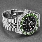 Revue Thommen Diver Black Dial GMT 42mm Automatic Men's Watch