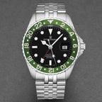 Revue Thommen Diver Black Dial GMT 42mm Automatic Men's Watch