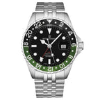 Revue Thommen Diver GMT Men’s Black Green Automatic Watch