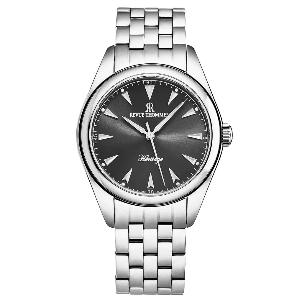 Revue Thommen Heritage Men’s Grey Stainless Steel Automatic Watch