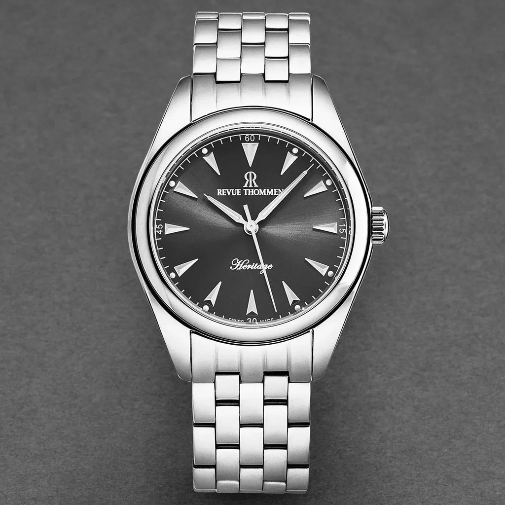 Revue Thommen Heritage Men’s 39mm Grey Automatic Watch