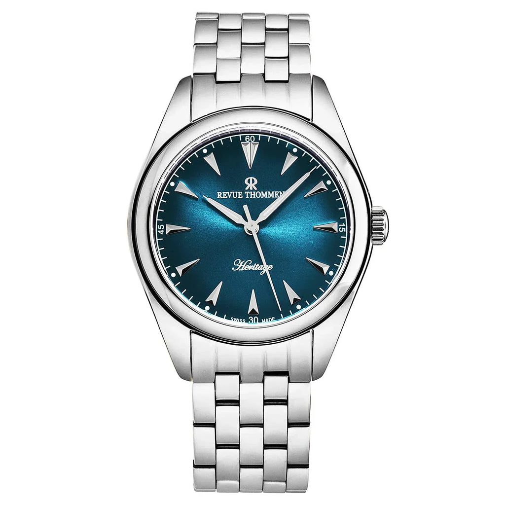 Revue Thommen Heritage Men’s Blue Stainless Steel Automatic Watch