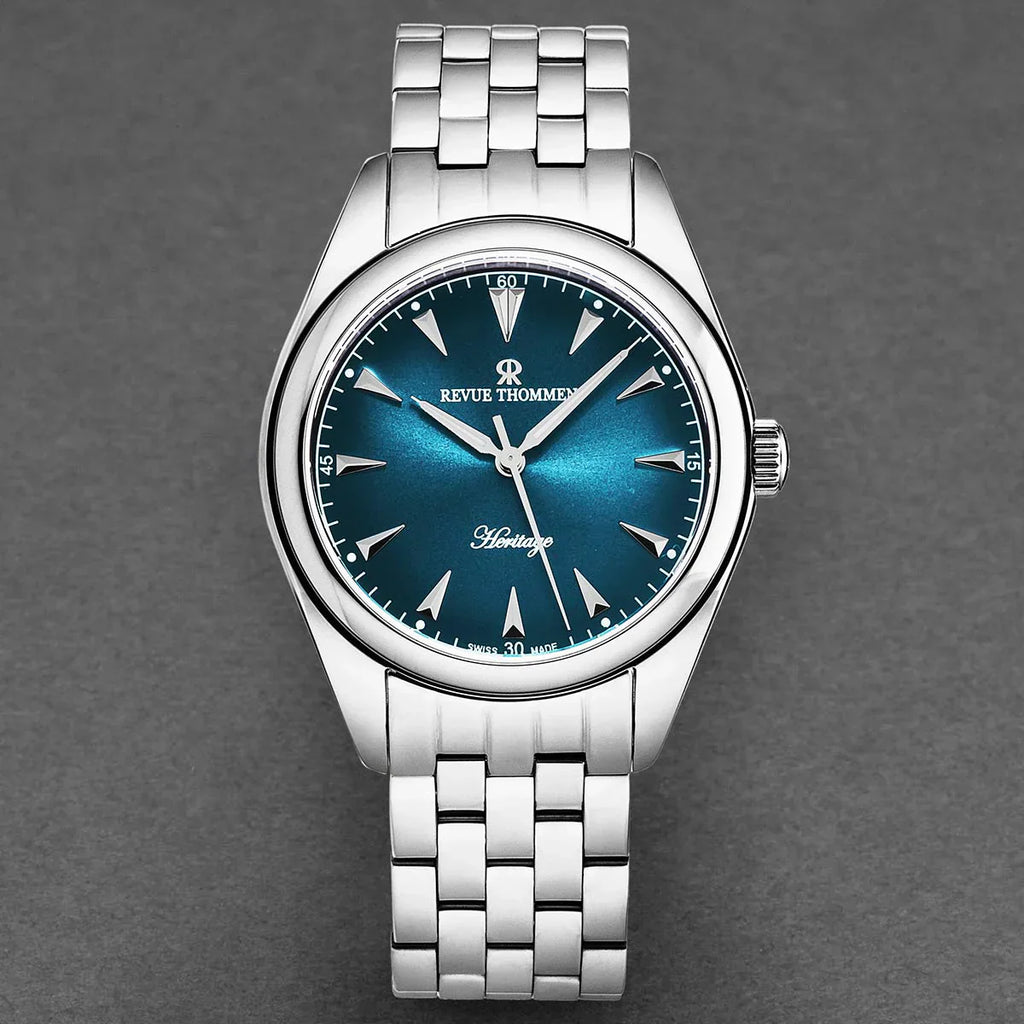 Revue Thommen Heritage Men’s Blue Stainless Steel Automatic Watch