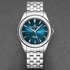 Revue Thommen Blue Dial Steel 42mm Automatic Men's Watch