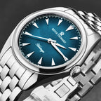 Revue Thommen Blue Dial Steel 42mm Automatic Men's Watch