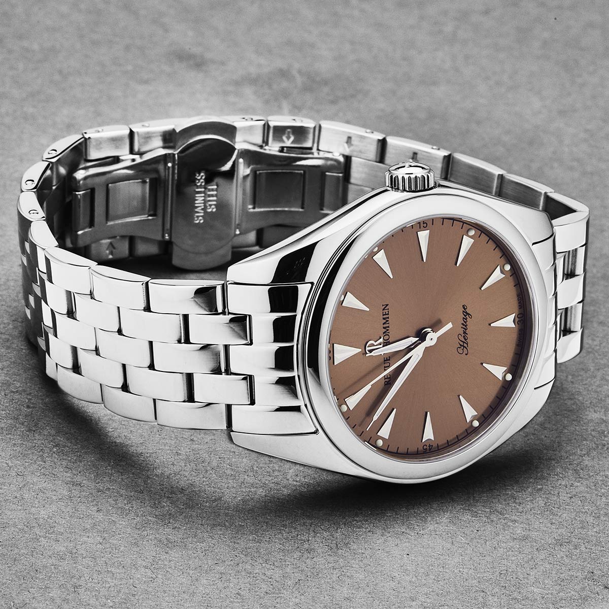 Revue Thommen Heritage Men’s Brown Stainless Steel Automatic Watch