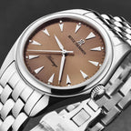 Revue Thommen Heritage Men’s Brown Stainless Steel Automatic Watch
