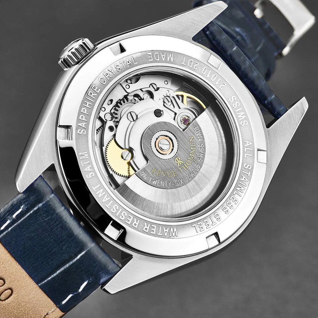 Revue Thommen Silver Dial 42mm Automatic Men's Watch