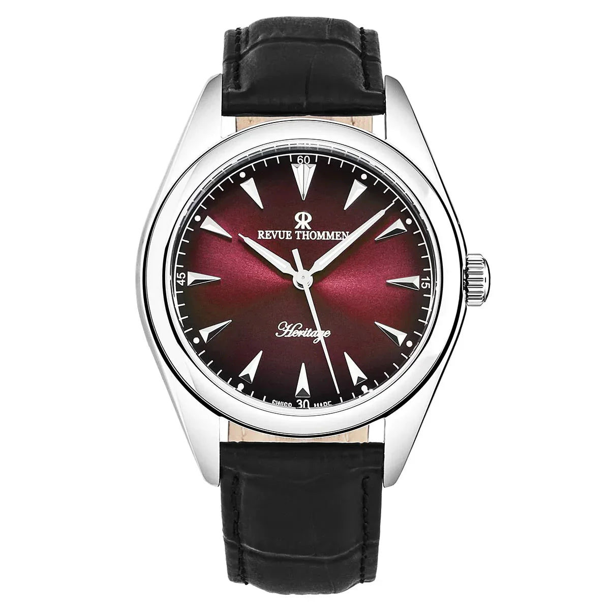 Revue Thommen Heritage Men's 35mm Red Automatic Watch