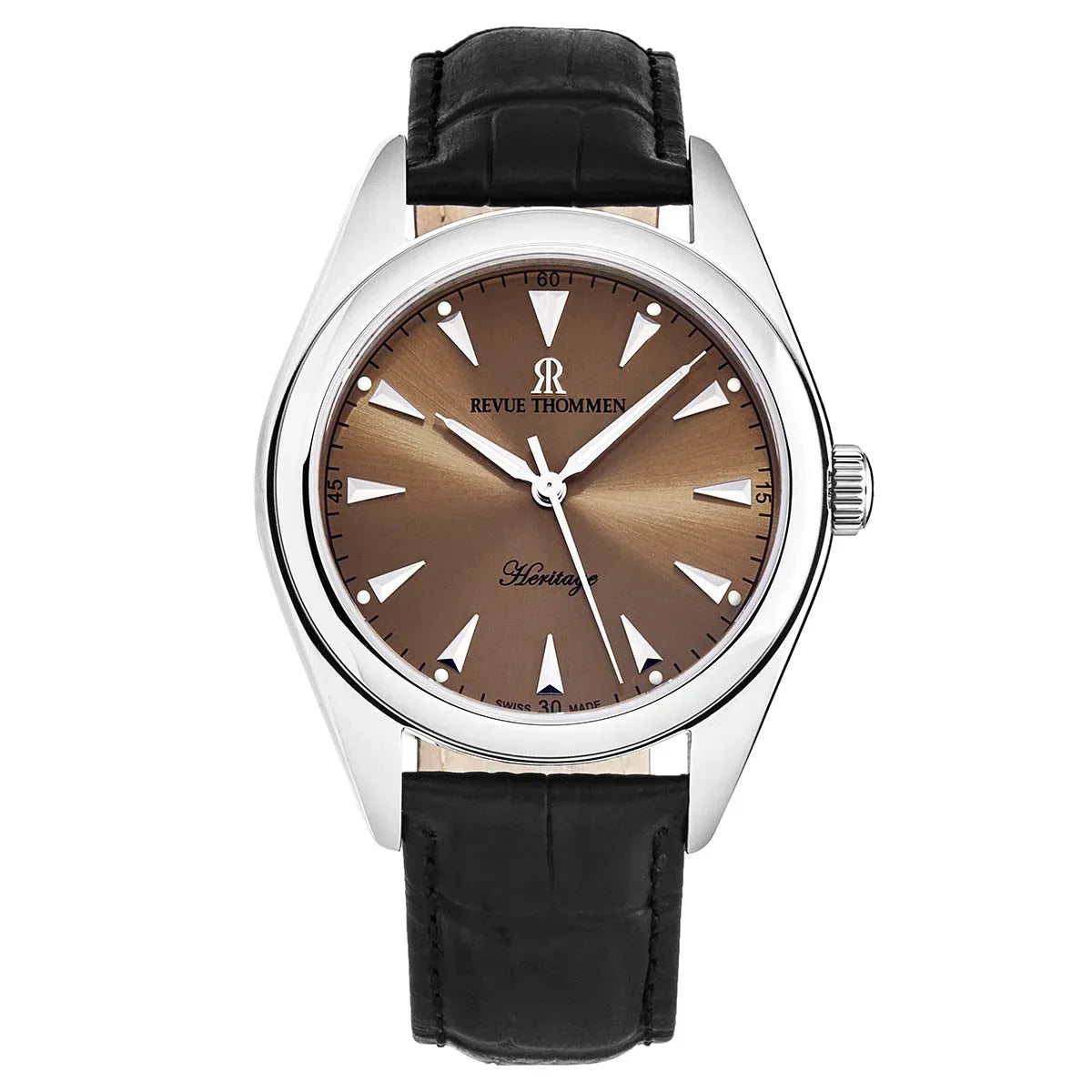 Revue Thommen Men's Heritage Brown Automatic Watch