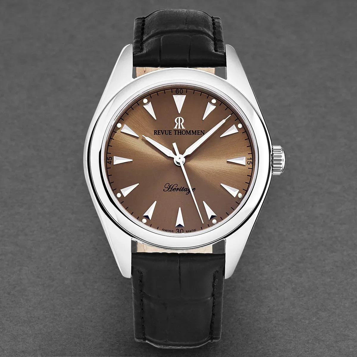 Revue Thommen Men's Heritage Brown Automatic Watch
