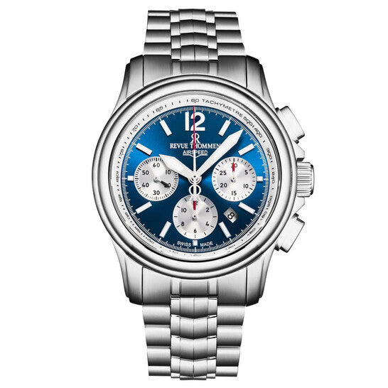 Revue Thommen Air Speed Chrono Men’s Blue Automatic Watch
