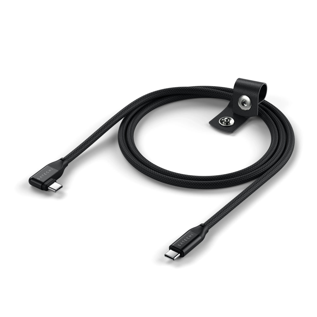 USB-C-auf-USB-C-Daten- und Ladekabel mit 90-Grad-Winkel (1m)