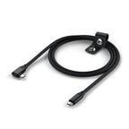 USB-C-auf-USB-C-Daten- und Ladekabel mit 90-Grad-Winkel (1m)