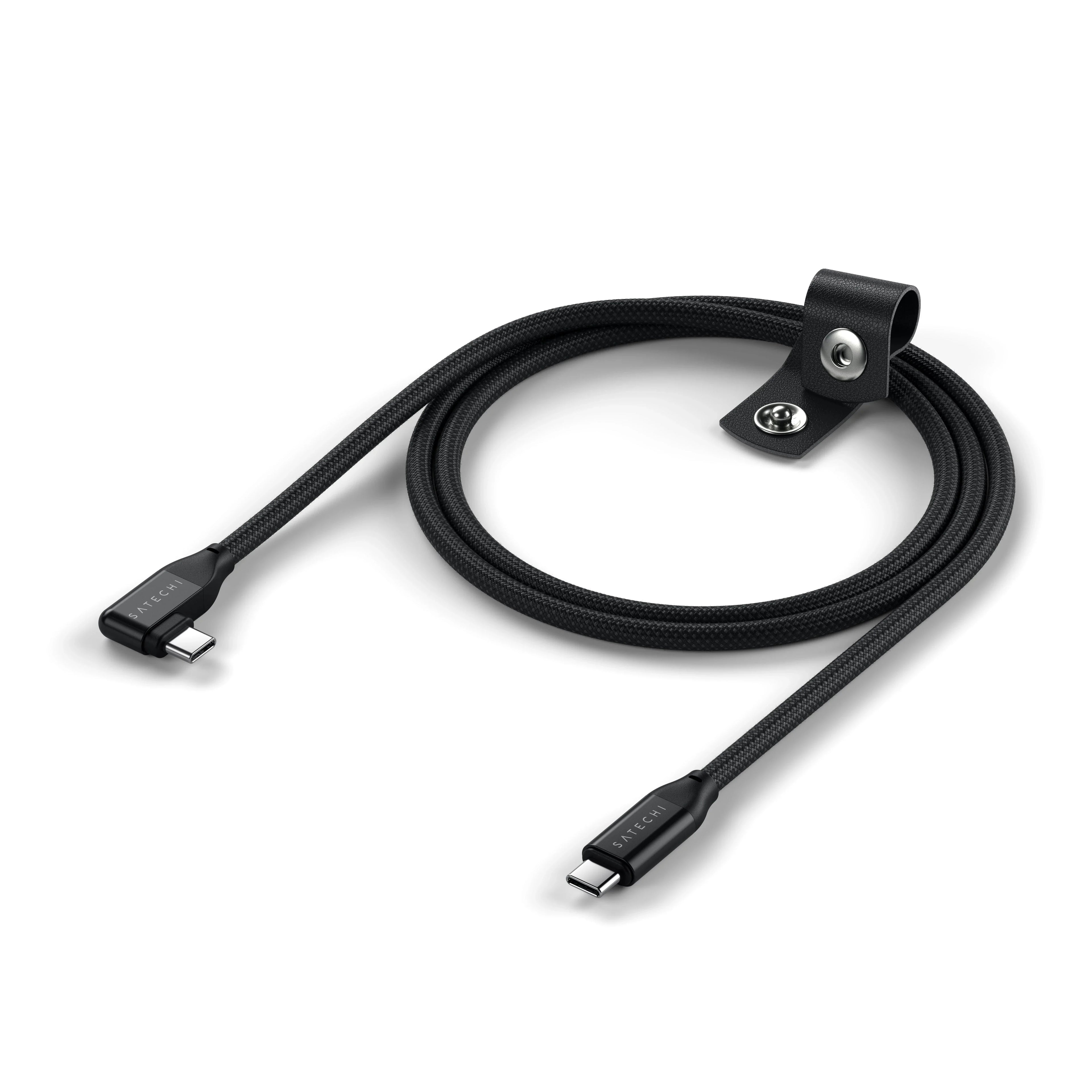 USB-C-auf-USB-C-Daten- und Ladekabel mit 90-Grad-Winkel (1m)