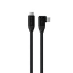 USB-C-auf-USB-C-Daten- und Ladekabel mit 90-Grad-Winkel (1m)