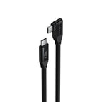 USB-C-auf-USB-C-Daten- und Ladekabel mit 90-Grad-Winkel (1m)