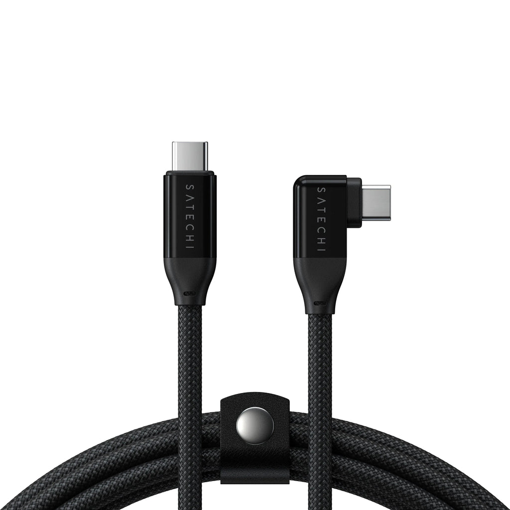 USB-C-auf-USB-C-Daten- und Ladekabel mit 90-Grad-Winkel (1m)