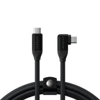 USB-C-auf-USB-C-Daten- und Ladekabel mit 90-Grad-Winkel (1m)