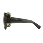 Rue De Mail Sunglasses Oversized Green Brown