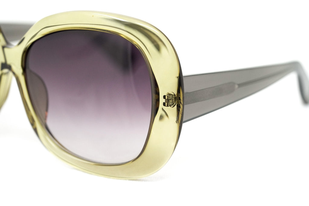 Rue De Mail Sunglasses Oversized Green Brown