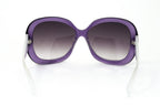 Rue De Mail Sunglasses Oversized Purple and White