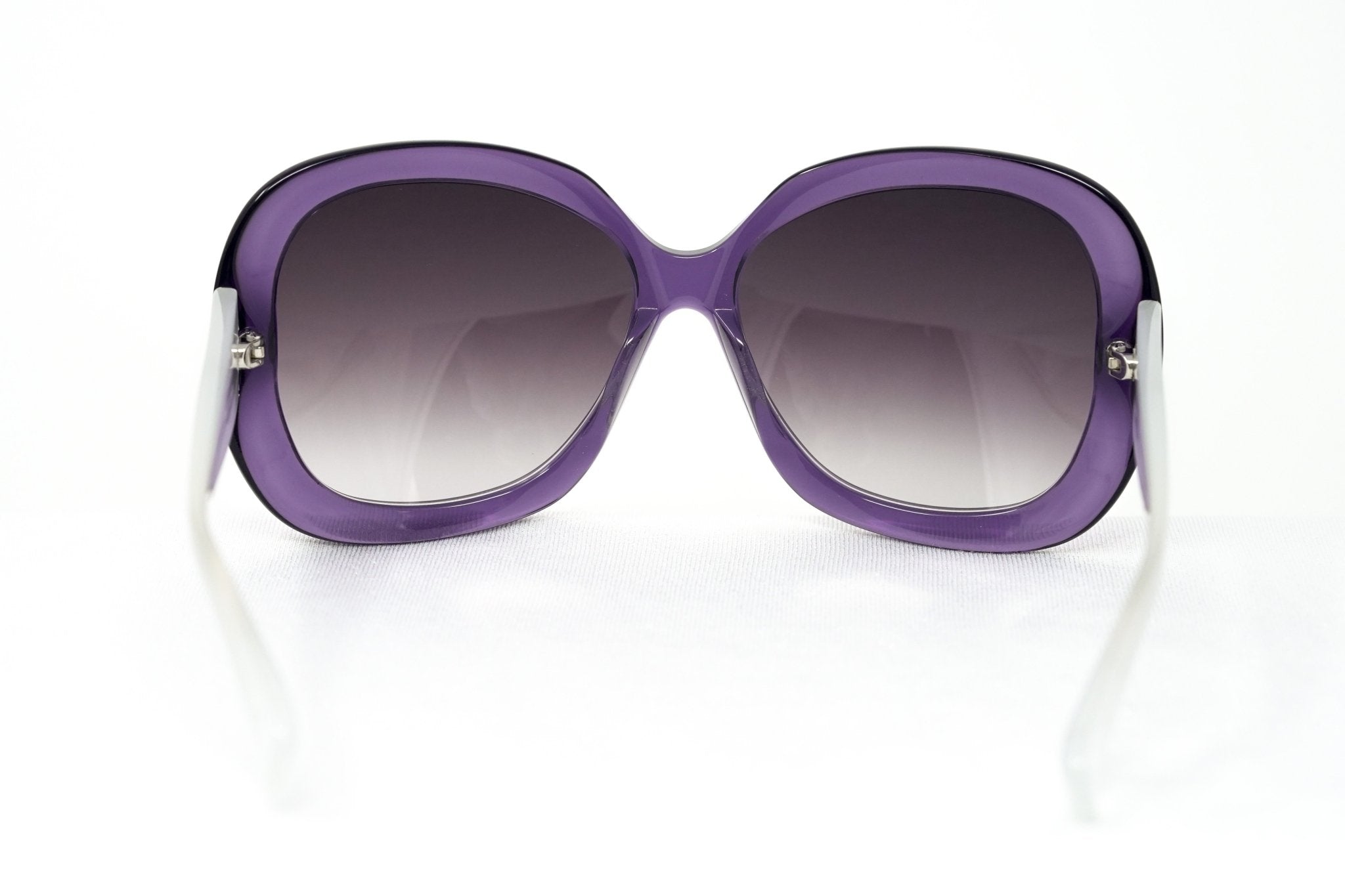 Rue De Mail Sunglasses Oversized Purple and White