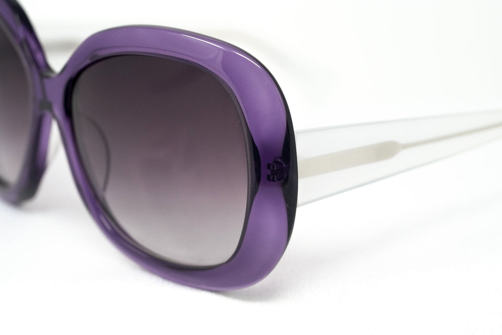 Rue De Mail Sunglasses Oversized Purple and White