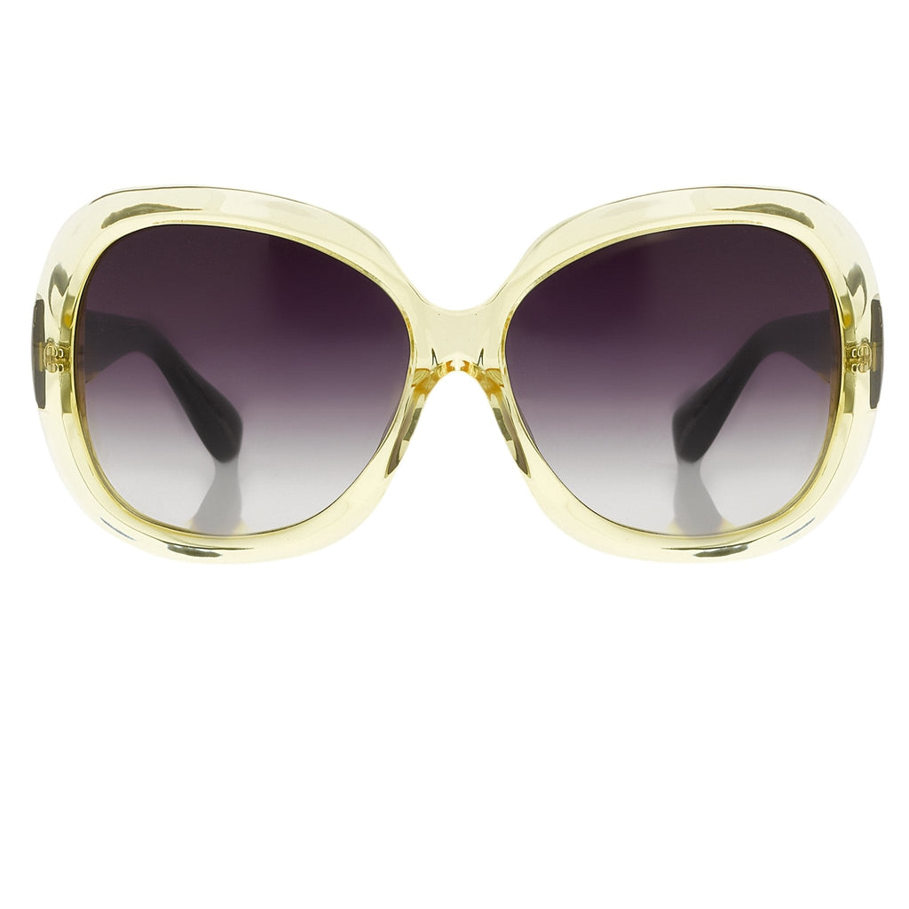 Rue De Mail Sunglasses Oversized Yellow and Grey