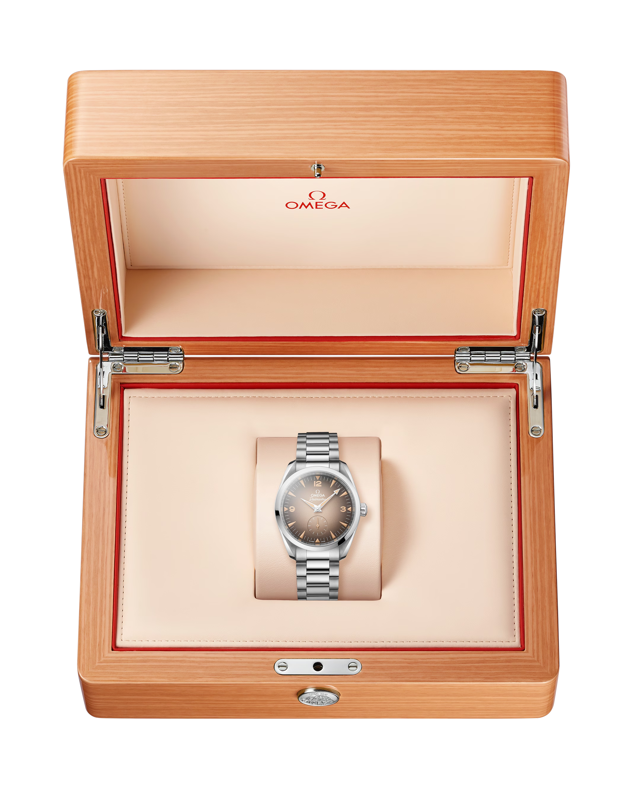 Seamaster Railmaster | 38mm, Stainless Steel, Brown Dial