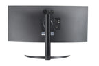 LG 34" WQHD VA Curved Smart Monitor with MyView 100Hz 5ms Black 34SR65QC-B 2024