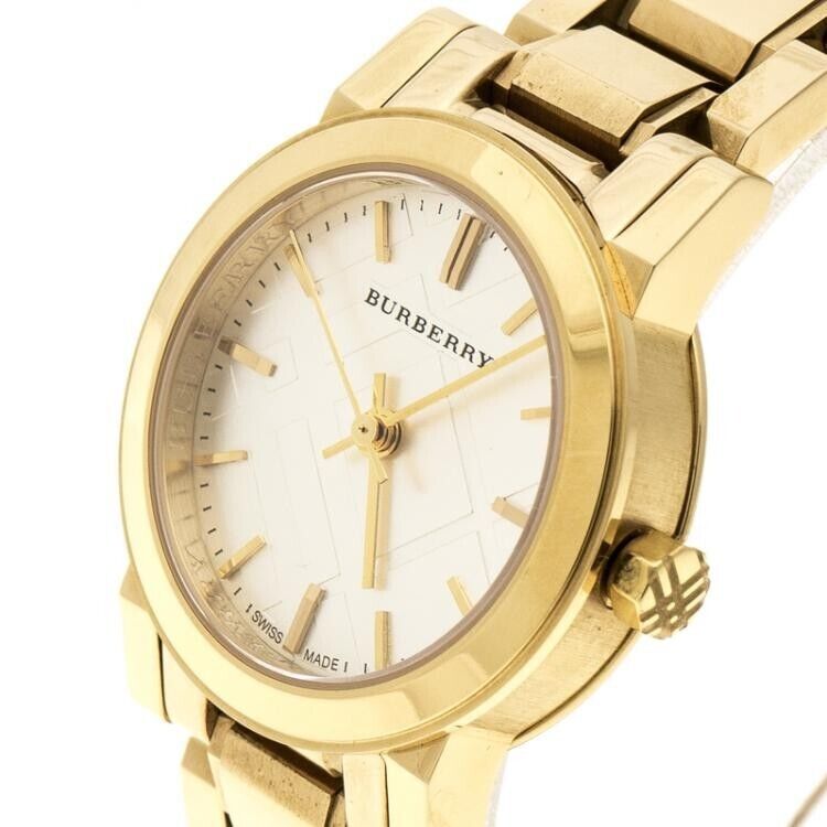 Burberry Ladies Watch The City Yellow Gold