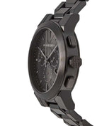 Burberry Men's Watch Chronograph The City 42mm Black PVD
