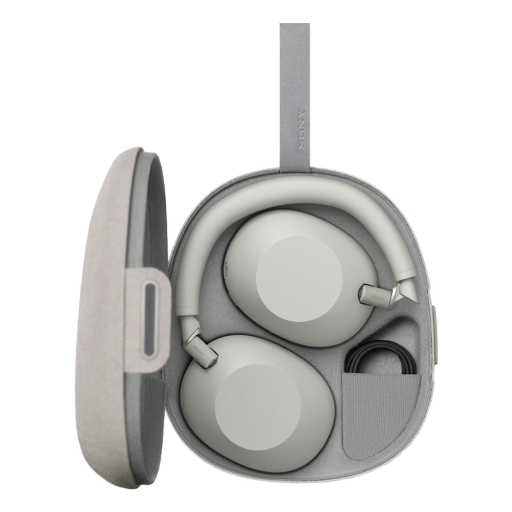 Sony WH-1000XM6 Wireless Noise Cancelling Over Ear Headphone Bundle with gSport Accessory Kit (Silver)
