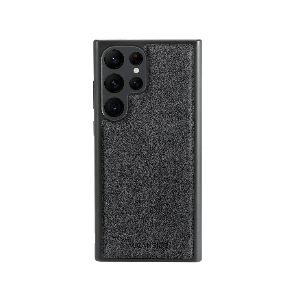 Samsung Galaxy S22 Ultra - Alcantara Back Cover - Space Grey