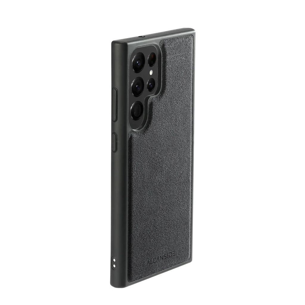 Samsung Galaxy S22 Ultra - Alcantara Back Cover - Space Grey