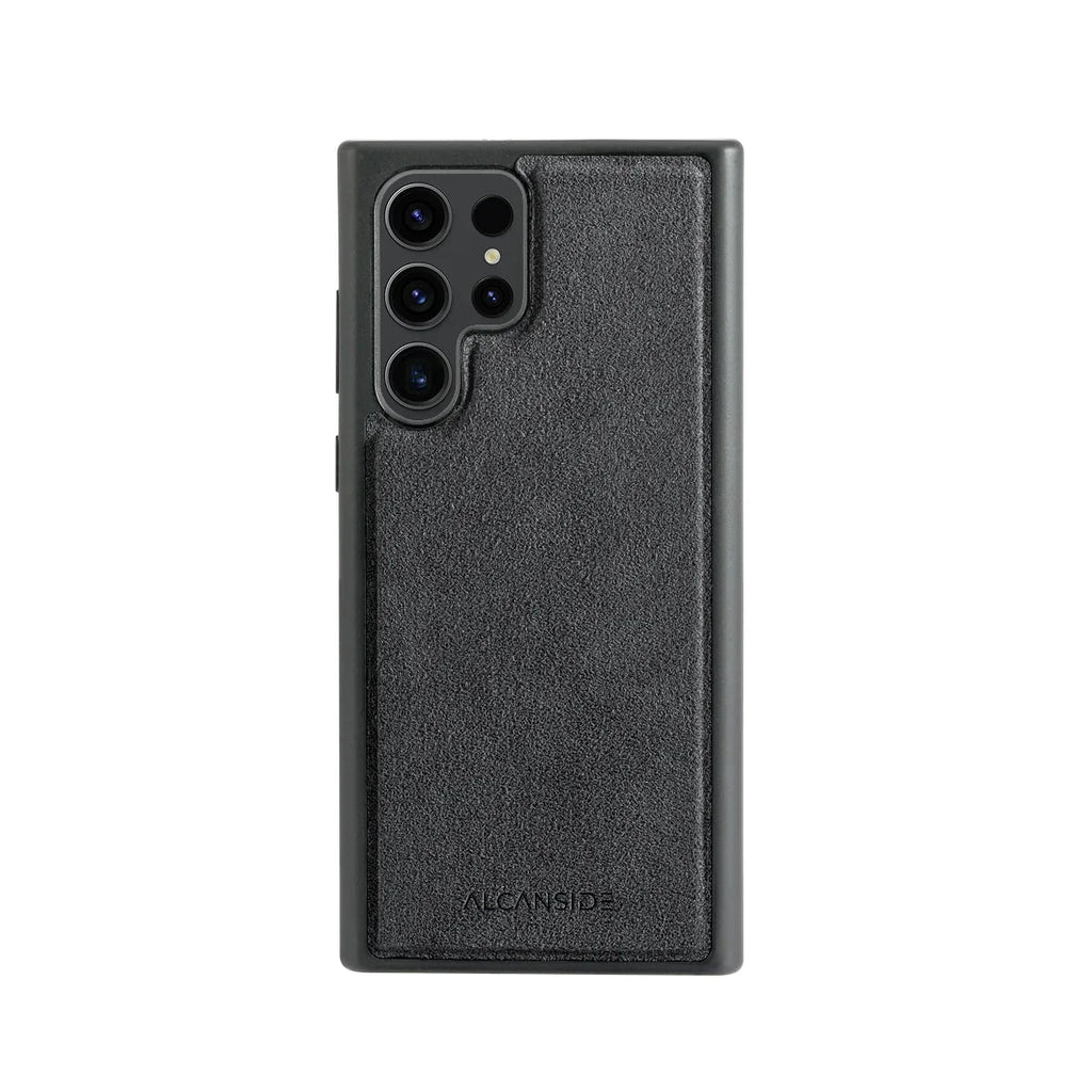 Samsung Galaxy S23 Ultra - Alcantara Back Cover - Space Grey
