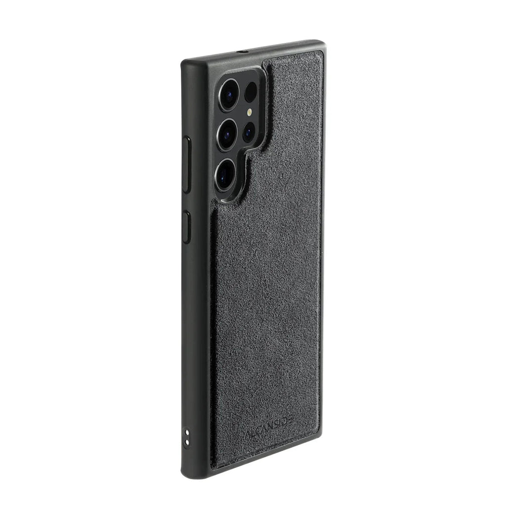Samsung Galaxy S23 Ultra - Alcantara Back Cover - Space Grey