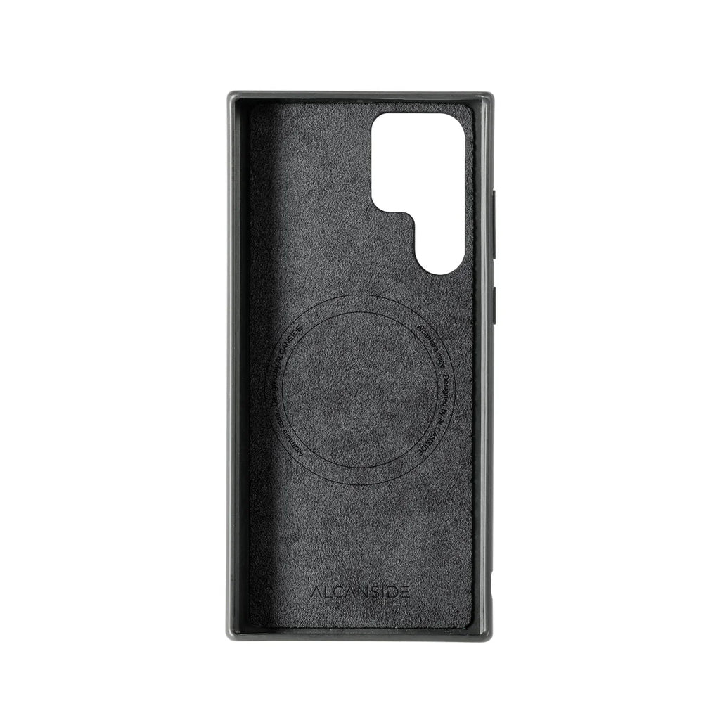 Samsung Galaxy S23 Ultra - Alcantara Back Cover - Space Grey