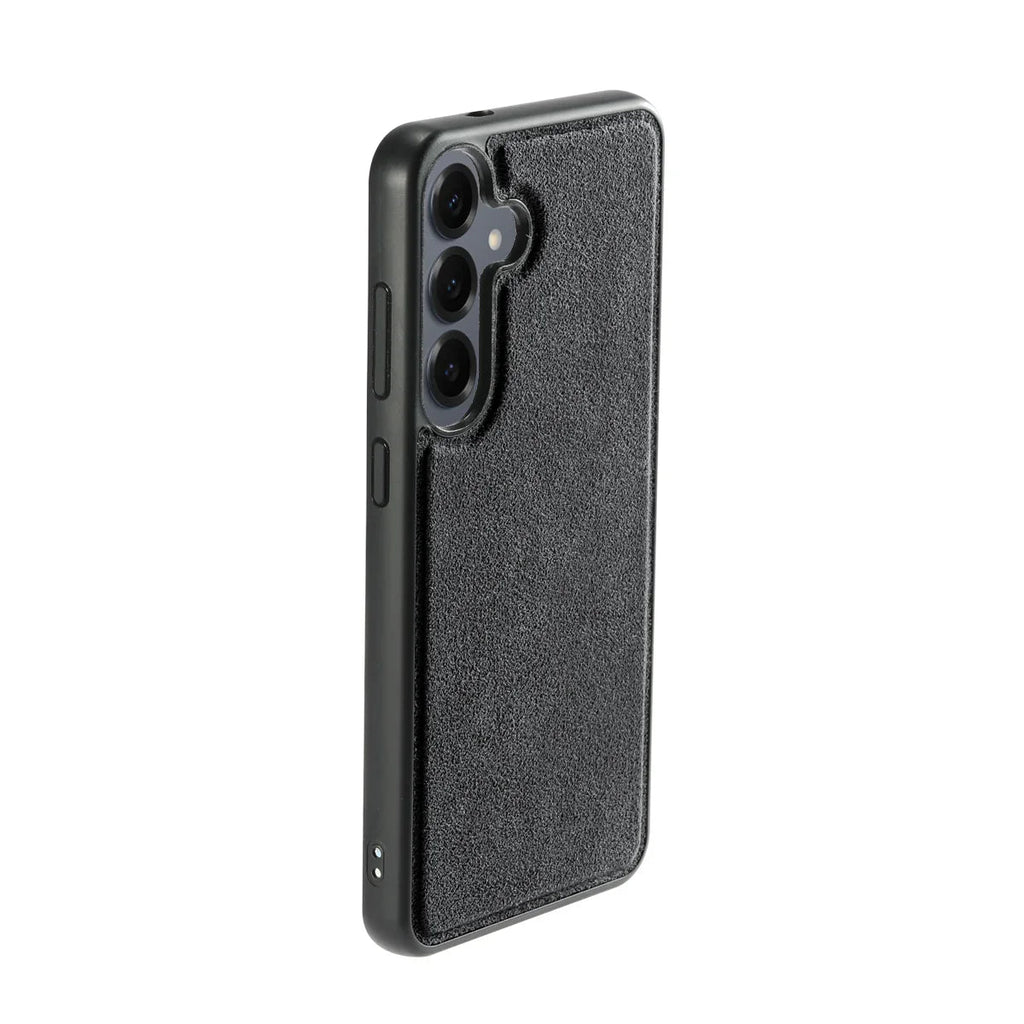 Samsung Galaxy S25 Plus - Alcantara Back Cover - Space Grey